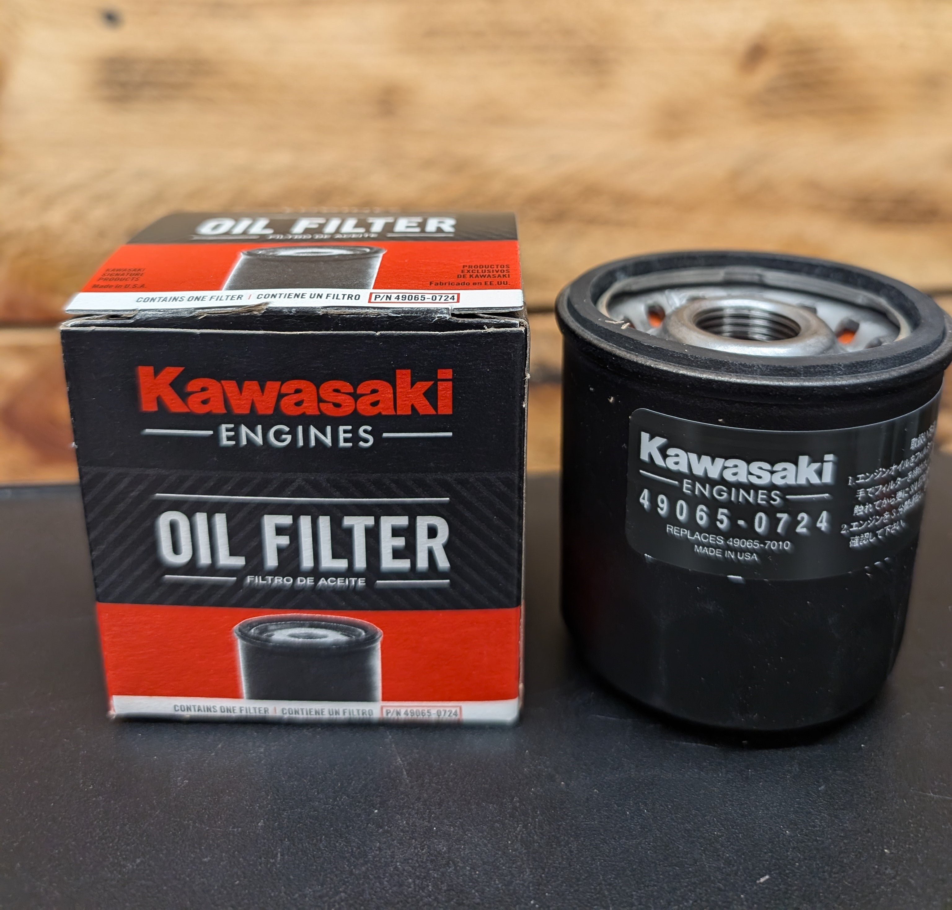 Kawasaki 49065-0724 (Replaces 49065-7010) Oil Filter Fits Bad Boy